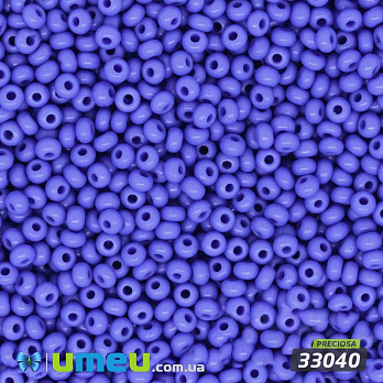 Бісер чеський №230/33040, Фіолетово-блакитний, Натуральний, 10/0 (BIS-003766)