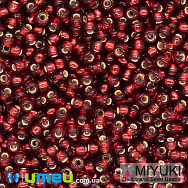 Бисер японский Miyuki круглый RR 10/0 №11D, Красный темный, 5 г (BIS-047536)