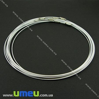 Основа для кольє Чокер, Біла, 44 см (OSN-000651)