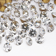 Стразы конусные SS18 (4,4 мм), Белые (STR-061280)