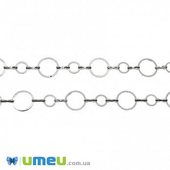 Ланцюг, Світле срібло, 6 і 10 мм (ZEP-046152)