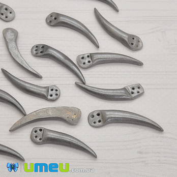 Дзьоб колібрі правий, Сріблястий, 30 мм (OSN-040376)