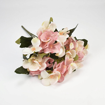 Букет гортензии, 32 см, Пудровый (DIF-057614)