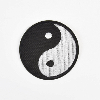 Термоаппликация Инь-Янь, 5 см (APL-060044)