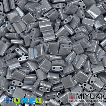 Бисер японский Miyuki TILA №443, 5х5 мм, Серый (BIS-046050)