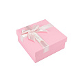 Подарочная коробка Квадратная, 15х15х6,5 см, Розовая (UPK-060615)
