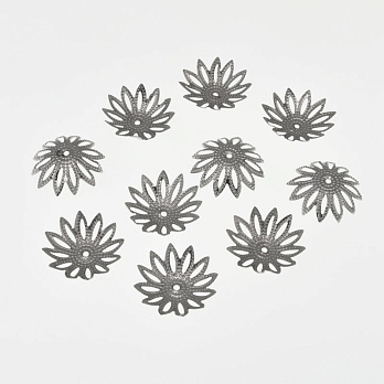 Обіймачі, Темне срібло, 18х4 мм (OBN-020329)