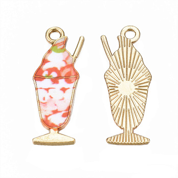 Підвіска метал. Морозиво, Стійке покриття, 27х10 мм, Золото (POD-053649)