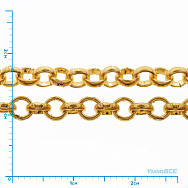 Ланцюг, Золото, 3,3 мм, 1 м (ZEP-003010)