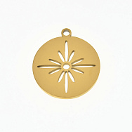 Підвіска з нерж. сталі Кругла, 22,5х20 мм, Золото (STL-060711)