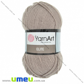 Пряжа YarnArt Elite 100 г, 300 м, Бежевая 848, 1 моток (YAR-023267)