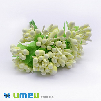 Тичинки на дроті лакові, Кремові (DIF-044648)