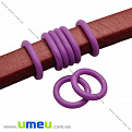 Силиконовые колечки-стопперы для браслета, 12 мм, Сиреневые (BUS-010140)