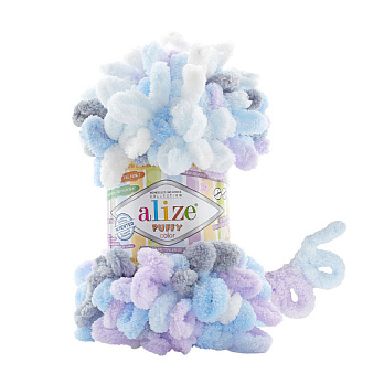Пряжа Alize Puffy Color 100 г, 9,2 м, №6524 (YAR-056911)