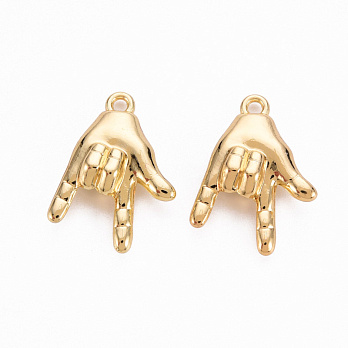 Подвеска метал. Символ единства, Стойкое покрытие, 20х15 мм, Светлое золото (POD-053559)