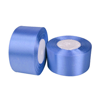 Атласна стрічка, 40 мм, Синя (LEN-057578)