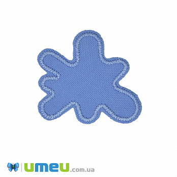 Термоаппликация Клякса, 4,5х4 см, Голубая (APL-042381)