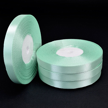 Атласная лента, 10 мм, Мятная (LEN-052770)