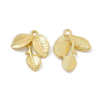 Підвіска метал. Листочки, Стійке покриття, 25,5х20,5 мм, Золото (POD-053546)