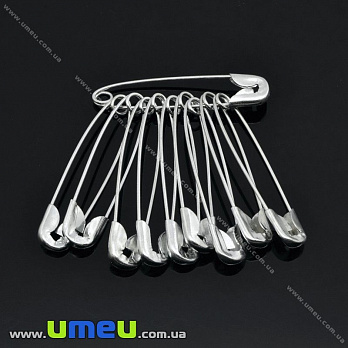 Шпильки англійські №2, Срібло, 36 мм (SEW-013979)