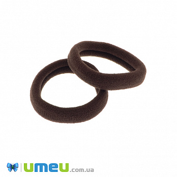 Резинка для волос микрофибра, 40 мм, Коричневая (OSN-041652)