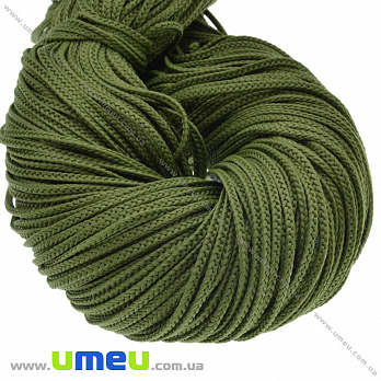 Полипропиленовый шнур плоский, 2,5 мм, Хаки (LEN-036800)