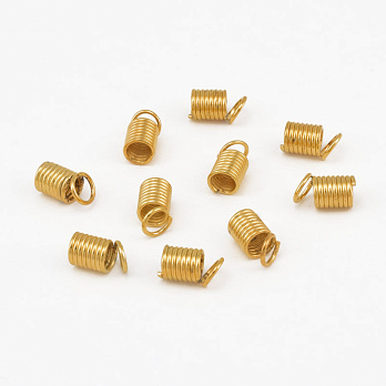 Затискачі пружинки, 10х5 мм, Золото (ZAG-012070)