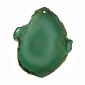 Срез Агата, Зеленый, 76х66 мм (POD-009311)