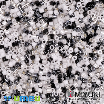 Бисер японский Miyuki Delica 15/0 DBSmix02, Разноцветный, 3 г (BIS-049721)
