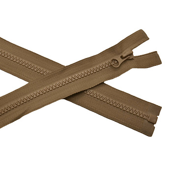 Молния тракторная разъемная 70 см, Тип 5, Коричневый светлый (ZIP-060393)