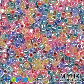 Бісер японський Miyuki Delica 11/0 DBmix115, Різнокольоровий (BIS-049702)