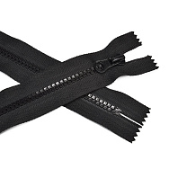 Блискавка тракторна Квадратний зуб нероз'ємна 18 см, Тип 5, Чорна (ZIP-060405)