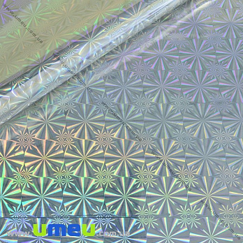 Упаковочная пленка Полисилк, Серебристая, 70х100 см (UPK-030266)