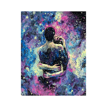 Набір алмазного живопису на підрамнику 50х40 см, Неземне кохання (SXM-052371)