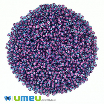 Бисер китайский средний, 8/0, Фиолетовый хамелеон, 3 мм (BIS-037667)