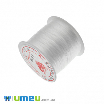 Волосінь еластична волокниста, 0,6 мм, Прозора (LES-042699)