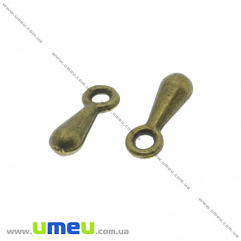 Кінцевіки, 7х2 мм, Антична бронза (ZAG-033746)
