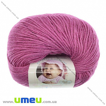 Пряжа Alize Baby Wool 50 г, 175 м, Малиновая 489, 1 моток (YAR-025243)