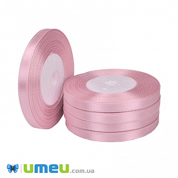 Атласная лента, 6 мм, Розовая (чайная роза) (LEN-050996)