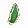 Срез Агата, Зеленый, 71х32 мм (POD-022114)