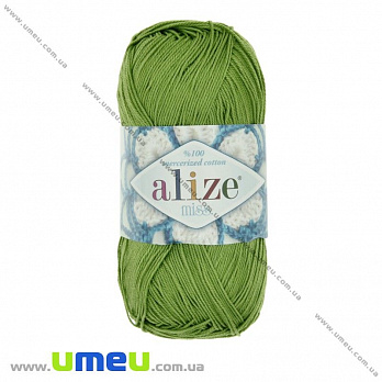 Пряжа Alize Miss 50 г, 280 м, Оливковая 479, 1 моток (YAR-025099)