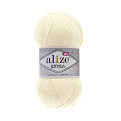 Пряжа Alize Extra 100 г, 220 м, Кремова 62 (YAR-060201)