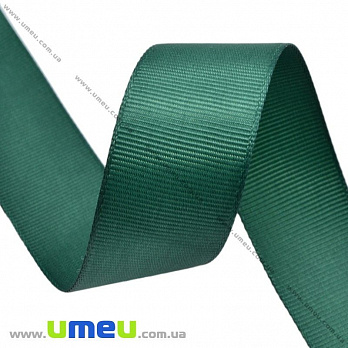 [Архів] Репсова стрічка, 25 мм, Зелена темна (LEN-016776)