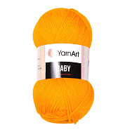 Пряжа YarnArt Baby 50 г, 150 м, Помаранчева 586, 1 моток (YAR-025249)