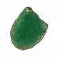 Срез Агата, Зеленый, 67х53 мм (POD-009325)