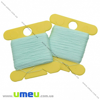 Нитка для бісеру яка світиться в темряві, Блакитна №1204, 30 м (MUL-020538)