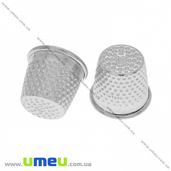 Наперсток стальной №10, Серебристый (SEW-027119)