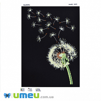Схема для выш. бісером, Юма, Кульбаба, 38х28 см (UPK-048431)