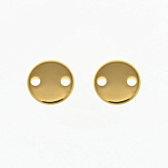 Коннекторы из нерж. стали Круглые, 8 мм, Золото (STL-061423)