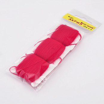 Акрилові нитки, №1287, Червоно-малинові (MUL-058823)